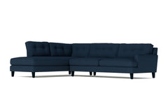 Virgil 2pc Sectional Sofa :: Leg Finish: Espresso / Configuration: LAF - Chaise on the Left