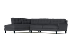 Virgil 2pc Sectional Sofa :: Leg Finish: Espresso / Configuration: LAF - Chaise on the Left