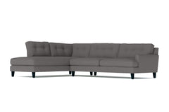 Virgil 2pc Sectional Sofa :: Leg Finish: Espresso / Configuration: LAF - Chaise on the Left