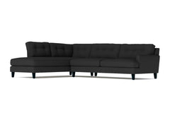 Virgil 2pc Sectional Sofa :: Leg Finish: Espresso / Configuration: LAF - Chaise on the Left