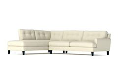 Virgil 2pc Sectional Sofa :: Leg Finish: Espresso / Configuration: LAF - Chaise on the Left