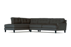 Virgil 2pc Sectional Sofa :: Leg Finish: Espresso / Configuration: LAF - Chaise on the Left