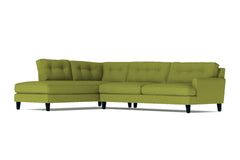 Virgil 2pc Sectional Sofa :: Leg Finish: Espresso / Configuration: LAF - Chaise on the Left