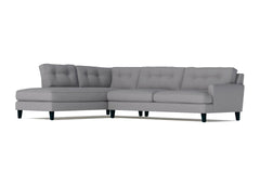 Virgil 2pc Sectional Sofa :: Leg Finish: Espresso / Configuration: LAF - Chaise on the Left