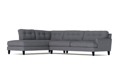 Virgil 2pc Sectional Sofa :: Leg Finish: Espresso / Configuration: LAF - Chaise on the Left