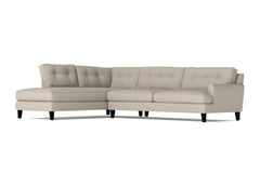 Virgil 2pc Sectional Sofa :: Leg Finish: Espresso / Configuration: LAF - Chaise on the Left