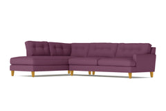 Virgil 2pc Sectional Sofa :: Leg Finish: Natural / Configuration: LAF - Chaise on the Left