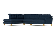Virgil 2pc Sectional Sofa :: Leg Finish: Natural / Configuration: LAF - Chaise on the Left