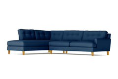 Virgil 2pc Sectional Sofa :: Leg Finish: Natural / Configuration: LAF - Chaise on the Left