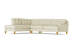 Virgil 2pc Sectional Sofa :: Leg Finish: Natural / Configuration: LAF - Chaise on the Left