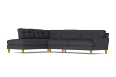 Virgil 2pc Sectional Sofa :: Leg Finish: Natural / Configuration: LAF - Chaise on the Left