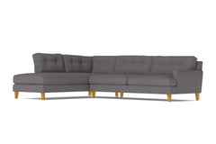 Virgil 2pc Sectional Sofa :: Leg Finish: Natural / Configuration: LAF - Chaise on the Left