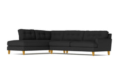 Virgil 2pc Sectional Sofa :: Leg Finish: Natural / Configuration: LAF - Chaise on the Left