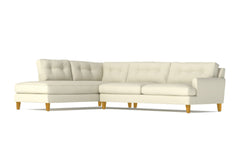 Virgil 2pc Sectional Sofa :: Leg Finish: Natural / Configuration: LAF - Chaise on the Left