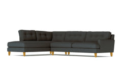 Virgil 2pc Sectional Sofa :: Leg Finish: Natural / Configuration: LAF - Chaise on the Left