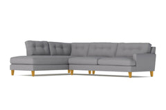 Virgil 2pc Sectional Sofa :: Leg Finish: Natural / Configuration: LAF - Chaise on the Left