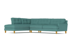 Virgil 2pc Sectional Sofa :: Leg Finish: Natural / Configuration: LAF - Chaise on the Left