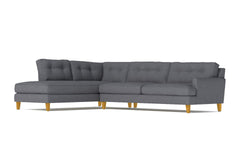 Virgil 2pc Sectional Sofa :: Leg Finish: Natural / Configuration: LAF - Chaise on the Left