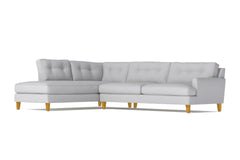 Virgil 2pc Sectional Sofa :: Leg Finish: Natural / Configuration: LAF - Chaise on the Left