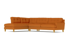 Virgil 2pc Sectional Sofa :: Leg Finish: Natural / Configuration: LAF - Chaise on the Left