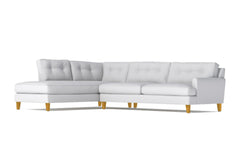 Virgil 2pc Sectional Sofa :: Leg Finish: Natural / Configuration: LAF - Chaise on the Left