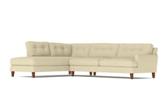 Virgil 2pc Sectional Sofa :: Leg Finish: Pecan / Configuration: LAF - Chaise on the Left
