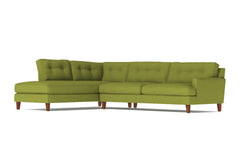 Virgil 2pc Sectional Sofa :: Leg Finish: Pecan / Configuration: LAF - Chaise on the Left