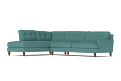Virgil 2pc Sectional Sofa :: Leg Finish: Pecan / Configuration: LAF - Chaise on the Left