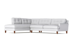 Virgil 2pc Sectional Sofa :: Leg Finish: Pecan / Configuration: LAF - Chaise on the Left