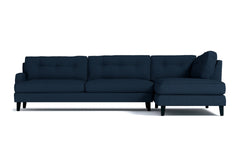 Virgil 2pc Sectional Sofa :: Leg Finish: Espresso / Configuration: RAF - Chaise on the Right