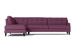 Virgil 2pc Sectional Sofa :: Leg Finish: Espresso / Configuration: LAF - Chaise on the Left