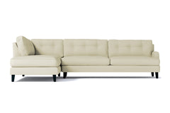 Virgil 2pc Sectional Sofa :: Leg Finish: Espresso / Configuration: LAF - Chaise on the Left