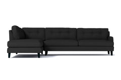 Virgil 2pc Sectional Sofa :: Leg Finish: Espresso / Configuration: LAF - Chaise on the Left