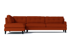 Virgil 2pc Sectional Sofa :: Leg Finish: Espresso / Configuration: LAF - Chaise on the Left