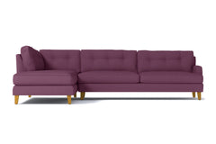 Virgil 2pc Sectional Sofa :: Leg Finish: Natural / Configuration: LAF - Chaise on the Left