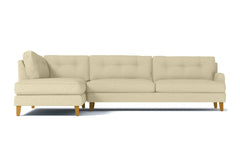 Virgil 2pc Sectional Sofa :: Leg Finish: Natural / Configuration: LAF - Chaise on the Left