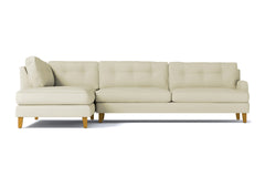 Virgil 2pc Sectional Sofa :: Leg Finish: Natural / Configuration: LAF - Chaise on the Left