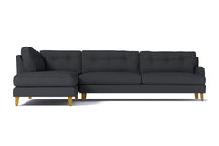 Virgil 2pc Sectional Sofa :: Leg Finish: Natural / Configuration: LAF - Chaise on the Left