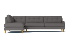 Virgil 2pc Sectional Sofa :: Leg Finish: Natural / Configuration: LAF - Chaise on the Left