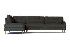 Virgil 2pc Sectional Sofa :: Leg Finish: Natural / Configuration: LAF - Chaise on the Left