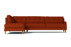 Virgil 2pc Sectional Sofa :: Leg Finish: Natural / Configuration: LAF - Chaise on the Left