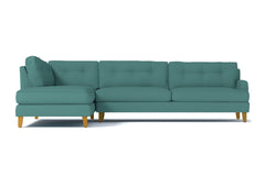 Virgil 2pc Sectional Sofa :: Leg Finish: Natural / Configuration: LAF - Chaise on the Left