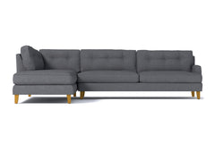 Virgil 2pc Sectional Sofa :: Leg Finish: Natural / Configuration: LAF - Chaise on the Left
