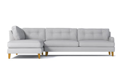 Virgil 2pc Sectional Sofa :: Leg Finish: Natural / Configuration: LAF - Chaise on the Left