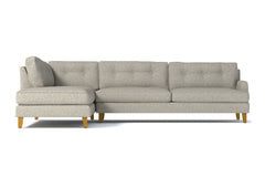 Virgil 2pc Sectional Sofa :: Leg Finish: Natural / Configuration: LAF - Chaise on the Left