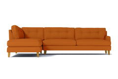 Virgil 2pc Sectional Sofa :: Leg Finish: Natural / Configuration: LAF - Chaise on the Left