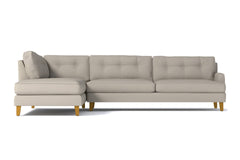 Virgil 2pc Sectional Sofa :: Leg Finish: Natural / Configuration: LAF - Chaise on the Left
