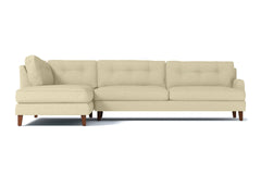 Virgil 2pc Sectional Sofa :: Leg Finish: Pecan / Configuration: LAF - Chaise on the Left