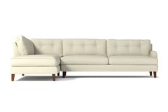 Virgil 2pc Sectional Sofa :: Leg Finish: Pecan / Configuration: LAF - Chaise on the Left