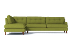 Virgil 2pc Sectional Sofa :: Leg Finish: Pecan / Configuration: LAF - Chaise on the Left